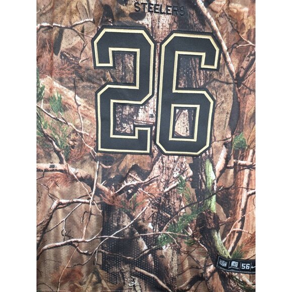 Pittsburgh Steelers Jersey Adult 56 Camouflage LeVeon Bell Nike On Field Real Tr - Picture 4 of 10